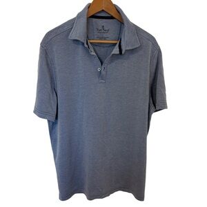 Nat Nast Luxury Originals Men's Polo Shirt Short Sleeve Blue/Gray Casual Size L